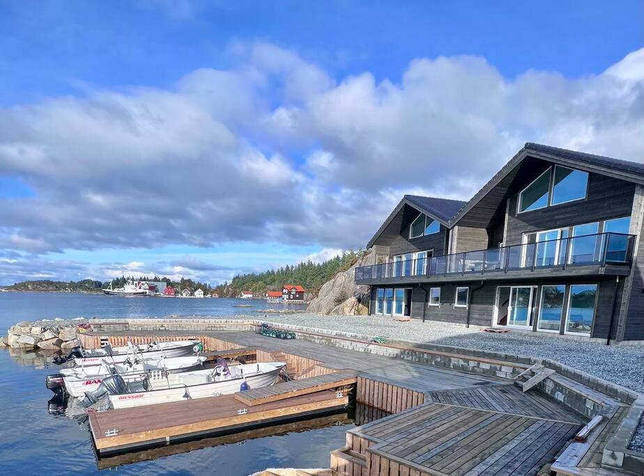 Вилла Eksklusiv Rorbu - Havblikk 1 - Batutleie Bekkjarvik Экстерьер фото