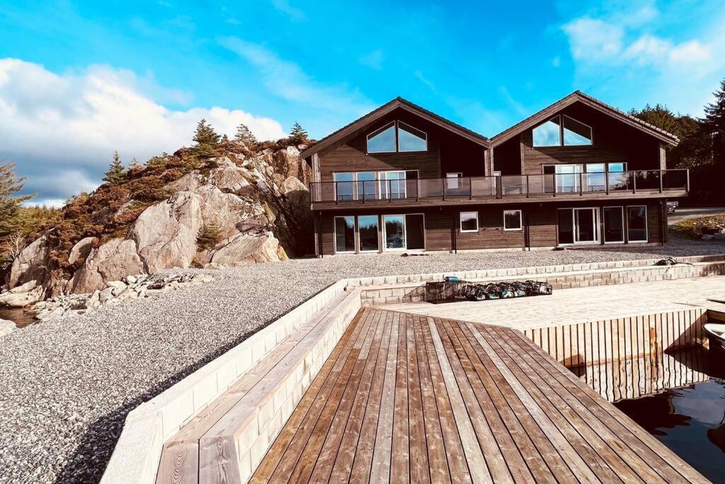 Вилла Eksklusiv Rorbu - Havblikk 1 - Batutleie Bekkjarvik Экстерьер фото